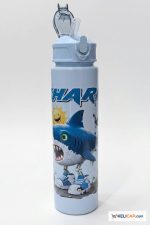 Gourde Requin "Shark" — Bouteille d'eau 500 ml avec paille pour enfant – Image 2