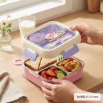 Lunch Box Ourson "Tedene!"— 3 compartiments en acier inoxydable | Kelicap.com – Image 2