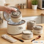 Lot de 4 Boîtes Lunch Box Isothermes avec Sac — Repas Chauds 5-6h | Kelicap.com – Image 4