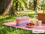 Lunch Box Bento 2 étages "Funny Unicorn" — Acier inoxydable avec poignée – Image 4