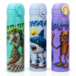 Gourde Requin "Shark" — Bouteille d'eau 500 ml avec paille pour enfant