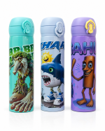 Gourde Requin "Shark" — Bouteille d'eau 500 ml avec paille pour enfant
