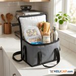 Sac Isotherme Pliant Standaard Gris — Garde vos repas frais 6h | Kelicap.com – Image 2