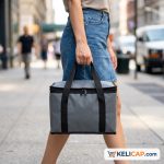 Sac Isotherme Pliant Standaard Gris — Garde vos repas frais 6h | Kelicap.com – Image 3