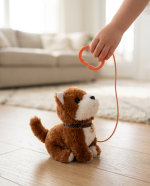 Chien Peluche Interactif avec Laisse Cœur — Un vrai petit compagnon | Kelicap.com – Image 3
