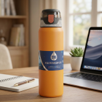 Gourde Isotherme Xuanrunda 316 Orange — Garde chaud & froid des heures | Kelicap.com – Image 3