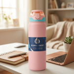 Gourde Isotherme Xuanrunda 316 Rose — Garde chaud & froid des heures | Kelicap.com – Image 2