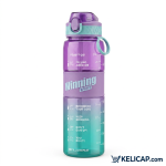 Gourde Motivante Winning Spirit 1L Violet — Atteignez votre objectif d'eau | Kelicap.com
