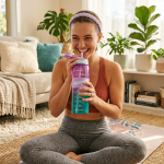 Gourde Motivante Winning Spirit 1L Violet — Atteignez votre objectif d'eau | Kelicap.com – Image 2