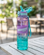 Gourde Motivante Winning Spirit 1L Violet — Atteignez votre objectif d'eau | Kelicap.com – Image 3