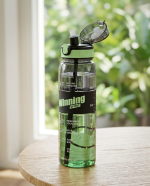 Gourde Motivante Winning Spirit 1L Noir — Buvez assez d'eau chaque jour | Kelicap.com – Image 2