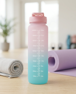 Gourde Sport Givrée 1L Rose-Turquoise — Suivez votre hydratation | Kelicap.com – Image 3