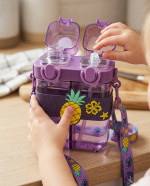 Gourde double Stitch violet Shook! — 2 boissons | Kelicap.com – Image 2