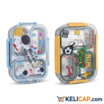 Lunch Box Kids Inox 3 Compartiments — Repas chaud et bien séparé | Kelicap.com