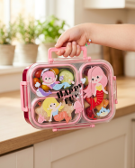 Lunch Box Sirène Happy Fun — Bento inox rose 3 cases | Kelicap.com – Image 3