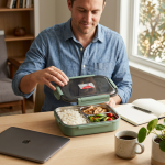 Lunch Box TINGLI SUS 304 — Bento inox 3 cases, 4 clips | Kelicap.com – Image 3