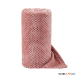 Couverture Flora Comfort Gaufrée — Rose | Kelicap.com