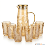 Service Carafe & Verres Doré — Charme doré | Kelicap.com