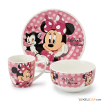 Set Minnie Mouse 3 pièces — Table joyeuse | Kelicap.com