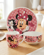 Set Minnie Mouse 3 pièces — Table joyeuse | Kelicap.com – Image 3